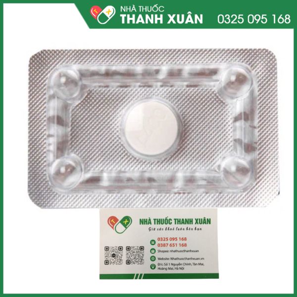 Thuốc Alzental 400mg điều trị nhiễm giun (1 vỉ x 1 viên)